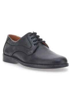 Scarpe Stringate Nere In Nabuk Made In Italy Jerpoint 1