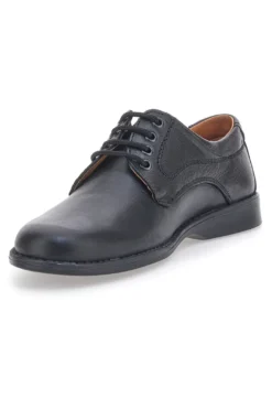 Scarpe Stringate Nere In Nabuk Made In Italy Jerpoint 1