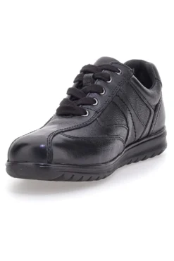 Scarpe stringate nere in vera pelle Claremorris 1310460
