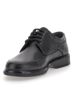 Scarpe Stringate Nere In Vera Pelle Pittarello 2182