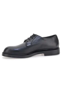 Scarpe stringate nere in vera pelle eleganti Pittarello Plus 1145
