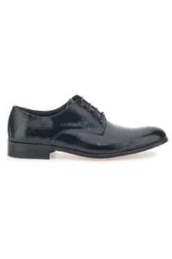Scarpe Stringate Nere In Vera Pelle Made In Italy Pittarello 38020