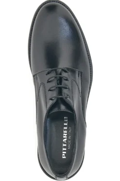 Scarpe Stringate Nere In Vera Pelle Pittarello 7720