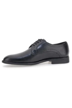 Scarpe Stringate Nere In Vera Pelle Max Dillan 401
