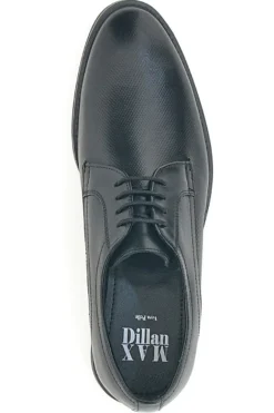 Scarpe Stringate Nere In Vera Pelle Max Dillan 401