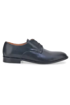Scarpe Stringate Nere In Vera Pelle Made In Italy Pittarello 402