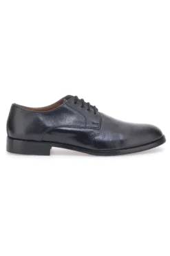 Scarpe Stringate Nere In Vera Pelle Max Dillan 565