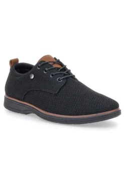 Scarpe Stringate Nere Johes Land 411205
