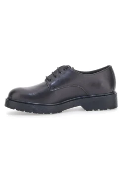 Scarpe Stringate Nere Vera Pelle Mio Tempo 258981
