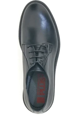 Scarpe stringate nere vera pelle artigianali Pittarello plus 1145