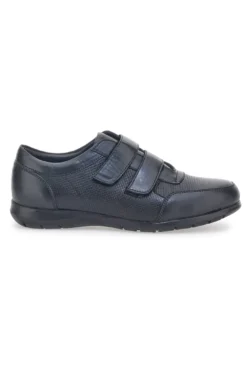 Scarpe Stringate Nero In Vera Pelle Doppio Strappo Max Dillan 458