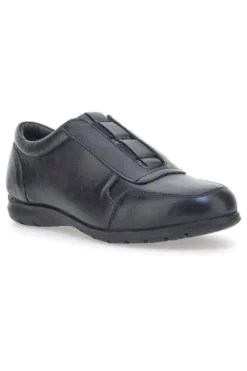 Scarpe Stringate No Laces Max Dillan 859 Nero Vera Pelle