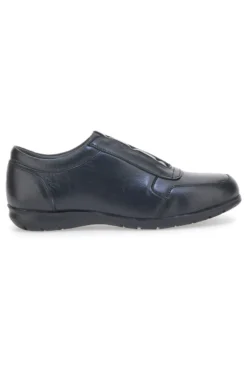 Scarpe Stringate No Laces Max Dillan 859 Nero Vera Pelle