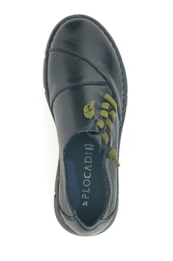 Scarpe Stringate Plocadi 17569 Nere Vera Pelle