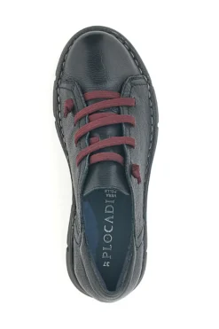 Scarpe Stringate Plocadi 11613 Nere Vera Pelle