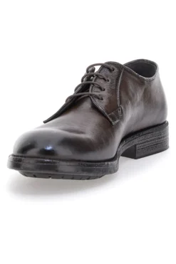 Scarpe stringate testa di moro in vera pelle eleganti Pittarello Plus 1115