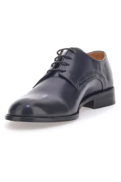 Scarpe Stringate Vera Pelle Blu Pittarello Plus 623