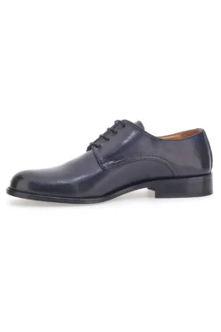 Scarpe Stringate Vera Pelle Blu Pittarello Plus 623