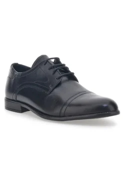 Scarpe Stringate Vera Pelle Nere Claremorris 2203