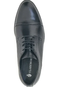 Scarpe Stringate Vera Pelle Nere Claremorris 2203