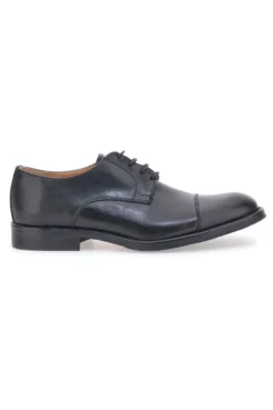Scarpe Stringate Vera Pelle Nere Pittarello 5051