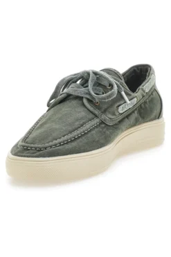 Scarpe Stringate Verdi con Tomaia in Tela WRANGLER 20251033