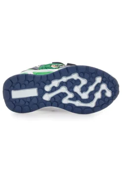 Scarpe verdi con luci e stampa dinosauro Dinosaur S8020167S