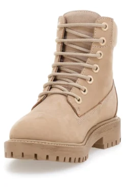Scarponcini beige con suola carrarmato Altemberg 9065
