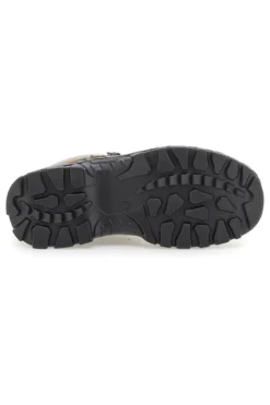 Scarponcini da trekking beige e grigi con suola carrarmato Track down 13342S42