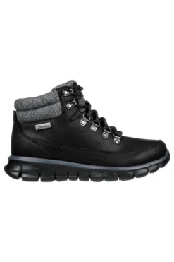 Scarponcini neri imbottiti idrorepellenti Skechers Synergy Cool Seeker