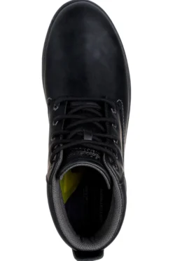 Scarponcini neri impermeabili con memory foam Skechers Garlan Deno