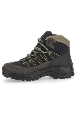 Scarponcino da Trekking Antracite In Pelle Scamosciata Grisport 913342