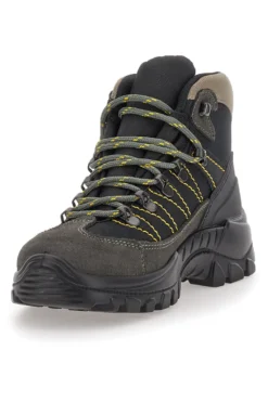 Scarponcino da Trekking Antracite In Pelle Scamosciata Grisport 913342