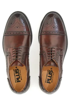 Schnürschuhe Echtleder Holz Pittarello Plus 611