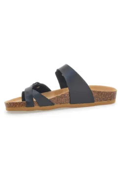 Schwarze Bio Up Flip Flops Hausschuhe 26410