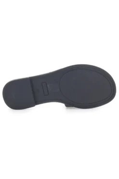 Schwarze flache Hausschuhe aus echtem Leder PITTARELLO SUN A6410104