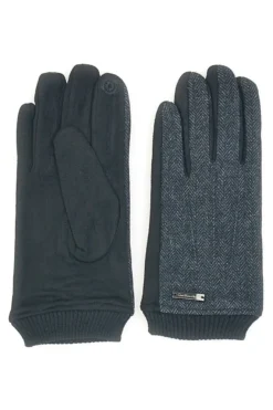 Schwarze Handschuhe mit Manschetten Gianmarco Venturi 33026