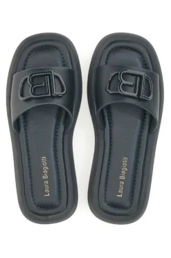 Schwarze Hausschuhe für Damen Laura Biagiotti 8643