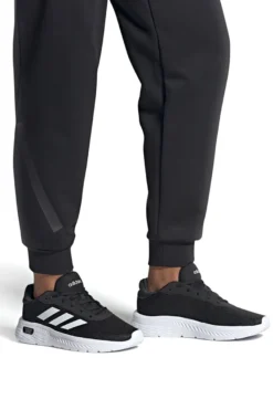 Schwarze Laufschuhe mit weißer Sohle ADIDAS CLOUDFOAM COMFY