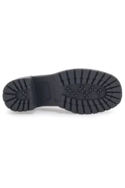 Schwarze Mokassins mit Absatz Energy 132