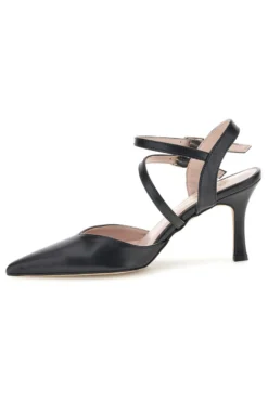 Schwarze Pumps mit Riemen Pittarello couture 3811S