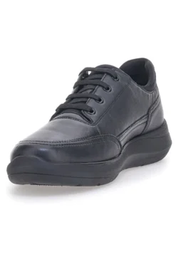 Schwarze Schnürschuhe aus echtem Leder Pittarello 5792