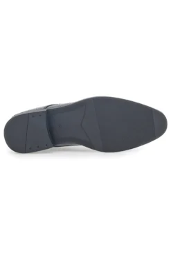 Schwarze Schnürschuhe mit Webmuster Johes Land 188506