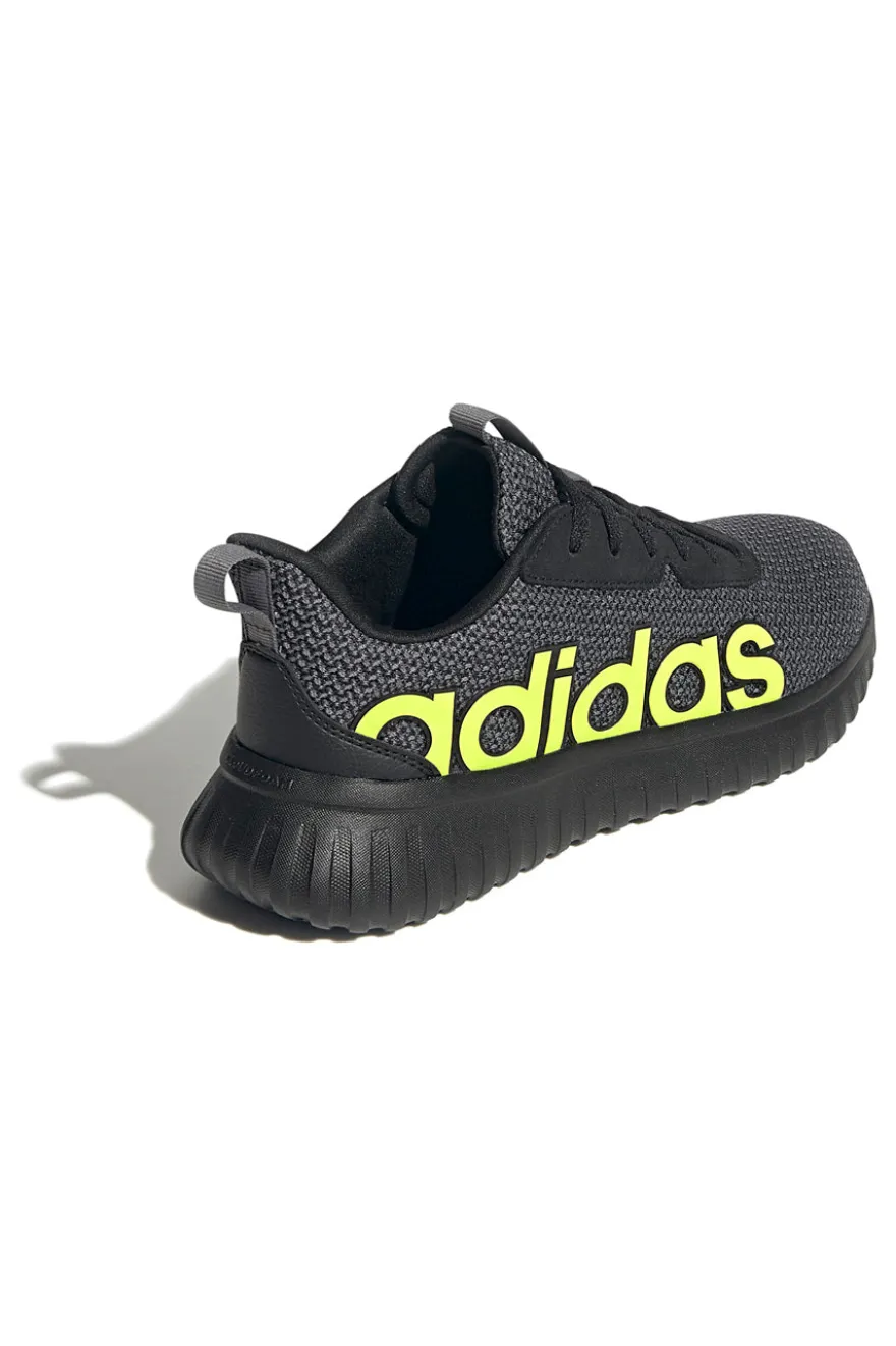 Schwarze Schuhe mit Mesh-Obermaterial und kontrastierendem Logo Adidas Kaptir Base