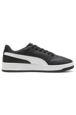 Schwarze Sneaker mit weißem Profil Court Classic Clean Puma