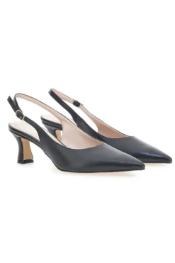 Schwarze spitze Slingback-Pumps PITTARELLO GLAM 3793/R