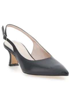Schwarze spitze Slingback-Pumps PITTARELLO GLAM 3793/R