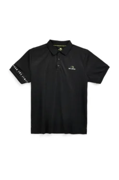 Schwarzes Polyester-Poloshirt No limits MAPS003S26