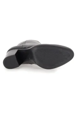 Schwarze Stiefeletten aus echtem Leder mit Blockabsatz PITTARELLO GLAM 4566400