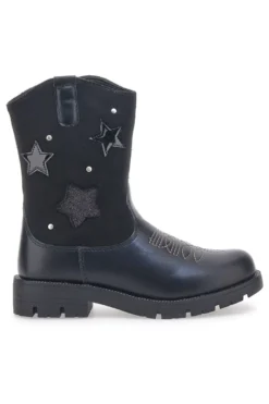 Schwarze Stiefeletten Danke 23007
